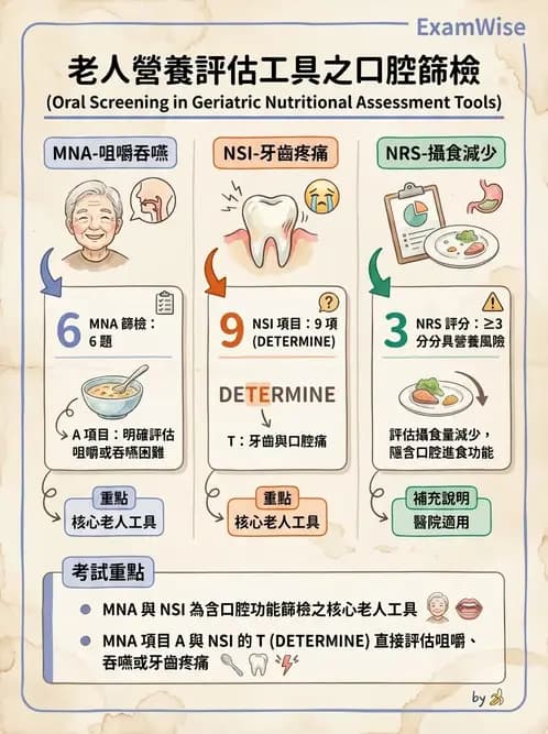 營養 - 營養篩檢與評估量表 - AI 圖文解析預覽