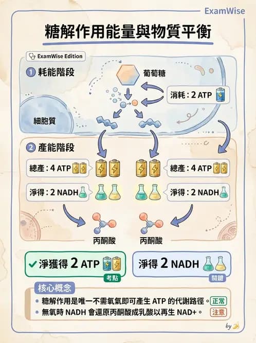 營養 - 醣類代謝 - AI 圖文解析預覽