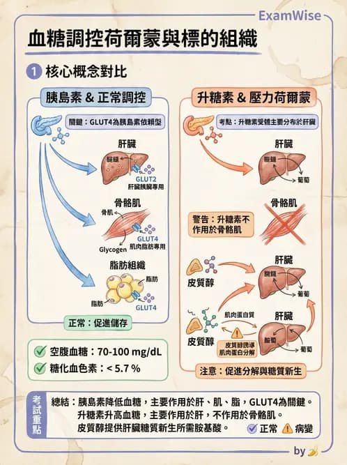 營養 - 醣類代謝 - AI 圖文解析預覽