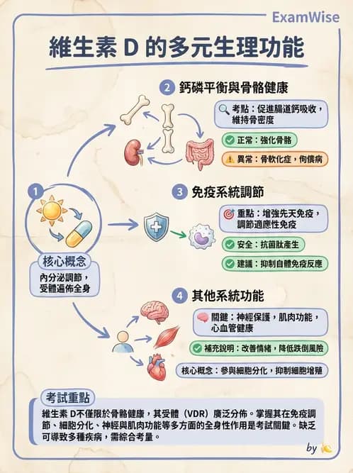 營養 - 維生素D - AI 圖文解析預覽