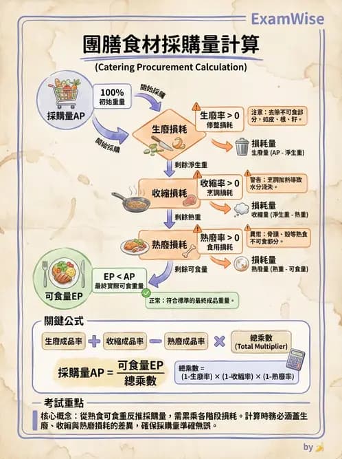 營養 - 食材用量計算與食物代換 - AI 圖文解析預覽