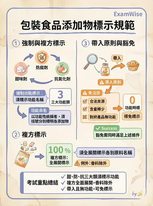 營養 - 食品標示與營養宣稱法規 - AI 圖文解析預覽