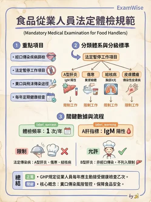 營養 - 餐飲人員衛生與操作規範 - AI 圖文解析預覽