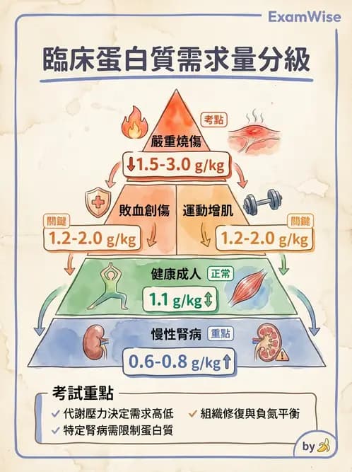 營養 - 蛋白質結構、功能與需求量 - AI 圖文解析預覽