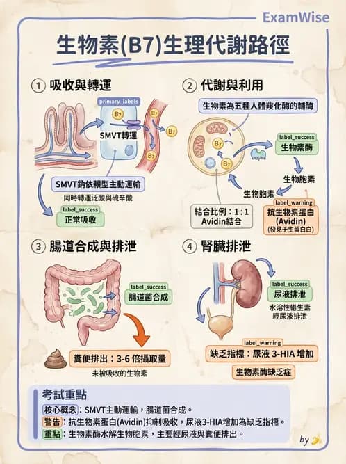 營養 - 維生素C與其他水溶性維生素 - AI 圖文解析預覽