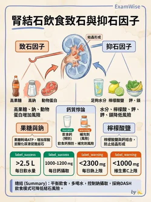 營養 - 腎臟疾病飲食治療 - AI 圖文解析預覽