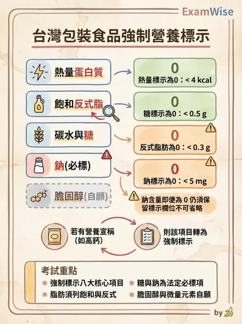 營養 - 製程衛生規範、標示法規與供應管理 - AI 圖文解析預覽