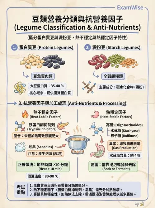 營養 - 動植物性食材製備原理 - AI 圖文解析預覽