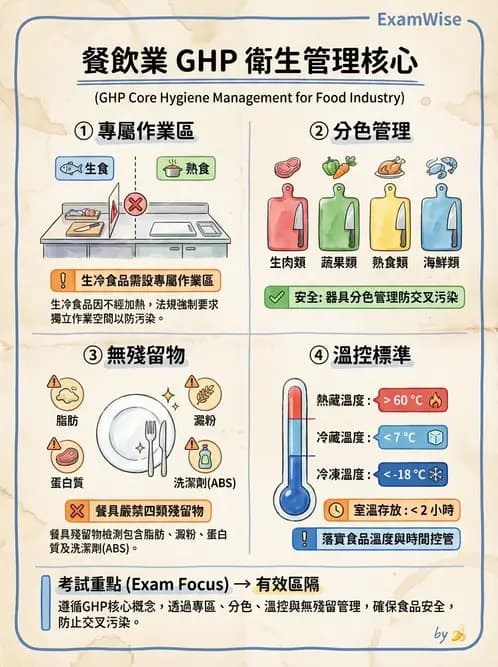 營養 - 餐飲人員衛生與操作規範 - AI 圖文解析預覽