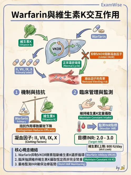 營養 - 藥物與營養素交互作用 - AI 圖文解析預覽