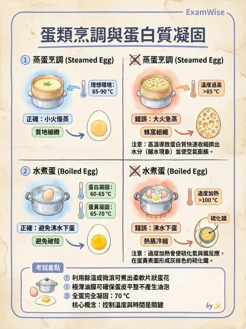 營養 - 動植物性食材製備原理 - AI 圖文解析預覽