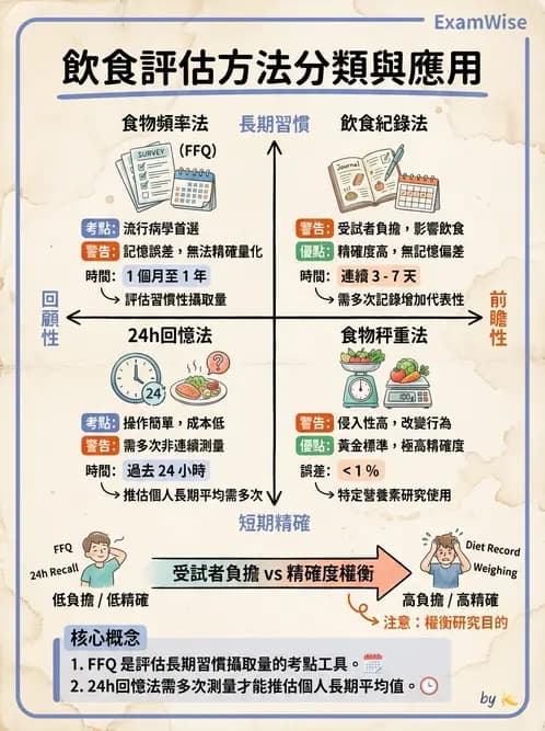 營養 - 膳食調查方法 - AI 圖文解析預覽
