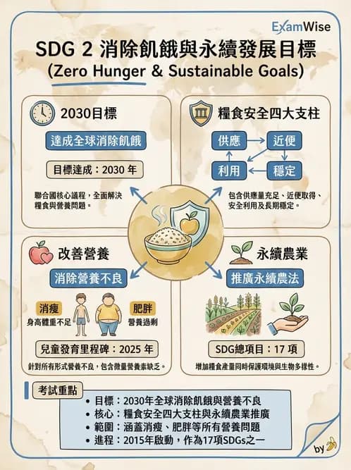 營養 - 國際營養議題與糧食安全 - AI 圖文解析預覽