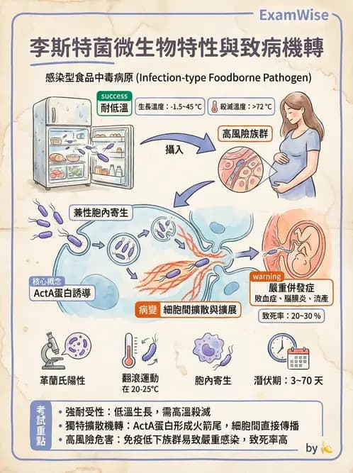 營養 - 食源性病原微生物 - AI 圖文解析預覽