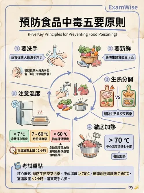 營養 - 餐飲人員衛生與操作規範 - AI 圖文解析預覽