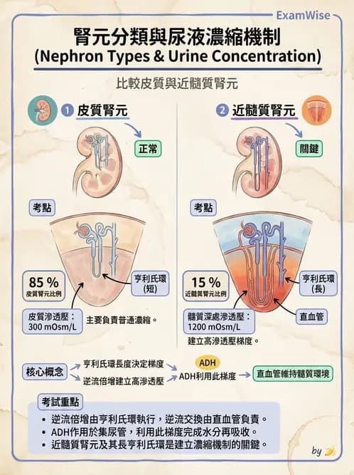 營養 - 腎臟與泌尿生理學 - AI 圖文解析預覽