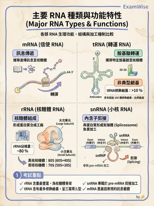 營養 - 核酸與基因表現 - AI 圖文解析預覽