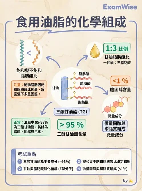 營養 - 脂肪酸種類與必需脂肪酸 - AI 圖文解析預覽