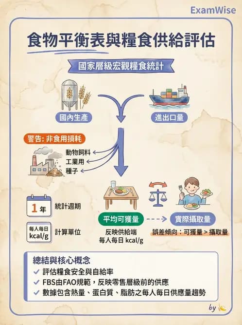 營養 - 膳食調查方法 - AI 圖文解析預覽