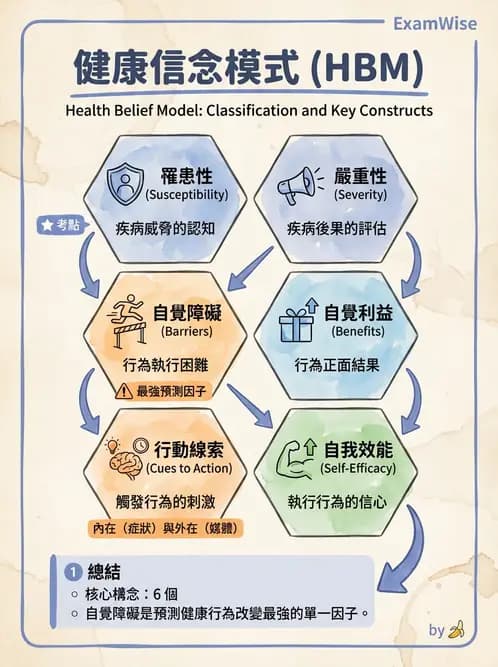 營養 - 健康行為改變理論 - AI 圖文解析預覽