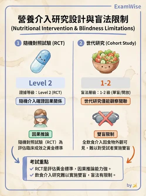 營養 - 流行病學與生物統計 - AI 圖文解析預覽