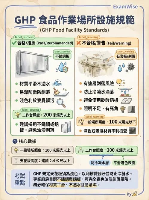 營養 - 餐飲場所設施與食材管理 - AI 圖文解析預覽