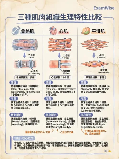 營養 - 肌肉生理學 - AI 圖文解析預覽