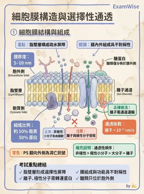 營養 - 細胞生理學 - AI 圖文解析預覽