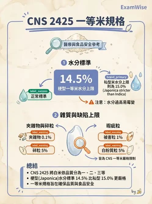 營養 - 食材驗收與品質規格 - AI 圖文解析預覽