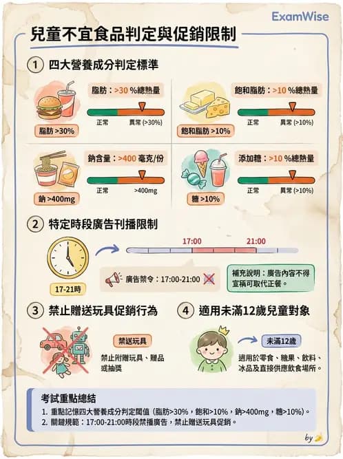 營養 - 營養標示與食品法規 - AI 圖文解析預覽