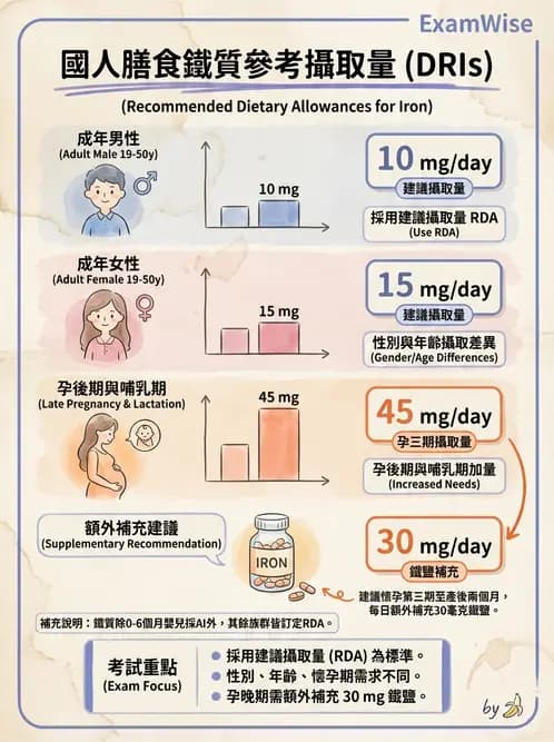 營養 - DRIs與飲食指南 - AI 圖文解析預覽