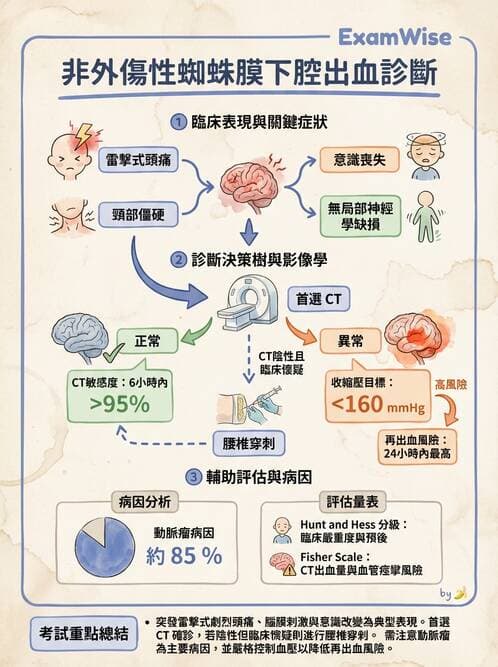 專師 - 蜘蛛膜下腔出血與腦腫瘤 - AI 圖文解析預覽