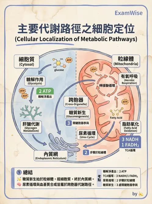 營養 - 醣類代謝 - AI 圖文解析預覽