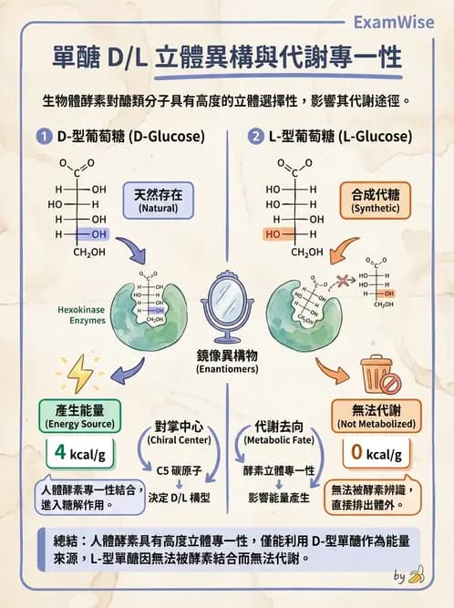 營養 - 醣類結構與膳食纖維 - AI 圖文解析預覽