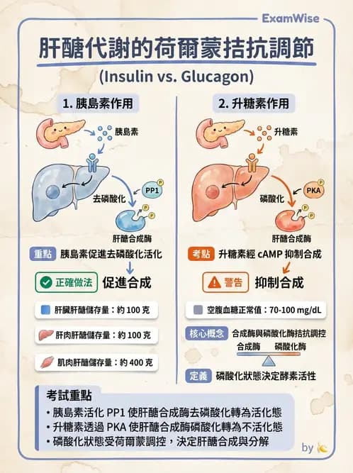 營養 - 醣類代謝路徑 - AI 圖文解析預覽