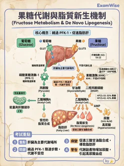 營養 - 醣類結構與膳食纖維 - AI 圖文解析預覽
