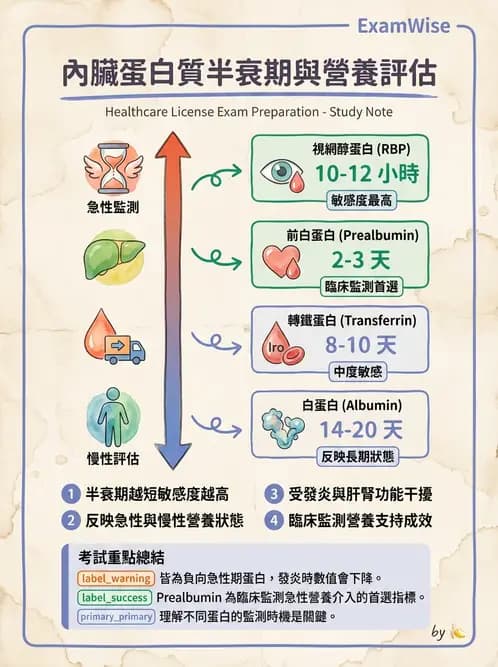 營養 - 生化指標與營養缺乏 - AI 圖文解析預覽