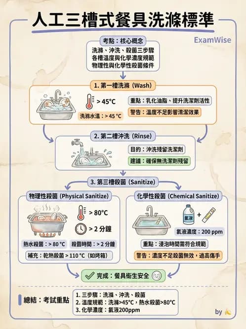 營養 - 餐飲人員衛生與操作規範 - AI 圖文解析預覽