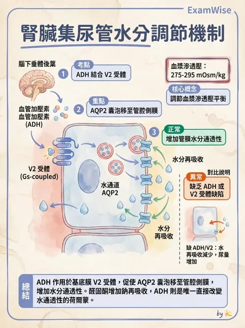 營養 - 腎臟與泌尿生理學 - AI 圖文解析預覽