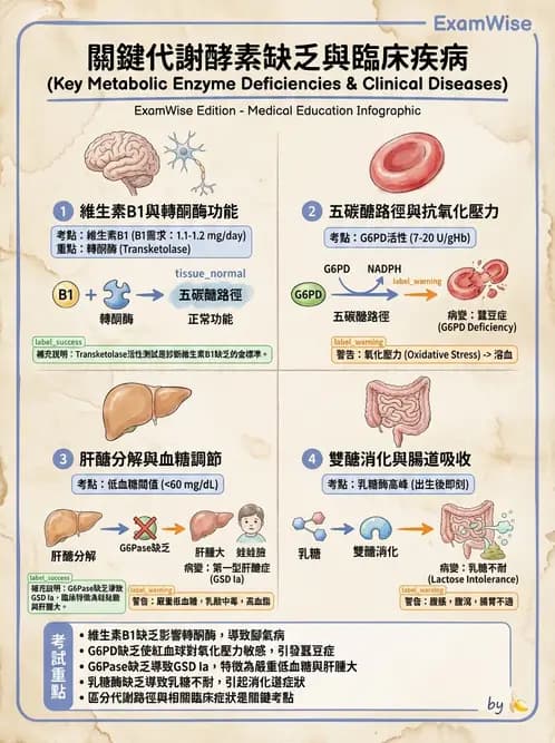營養 - 醣類代謝 - AI 圖文解析預覽