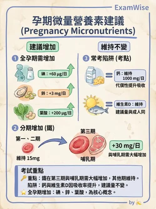 營養 - 孕期與哺乳期營養 - AI 圖文解析預覽