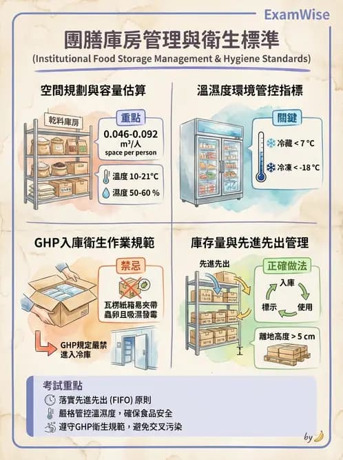 營養 - 庫房管理、食材貯存與盤點 - AI 圖文解析預覽