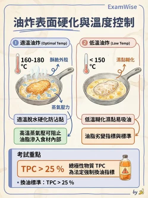 營養 - 烹調技法、油脂品質與供應管理 - AI 圖文解析預覽