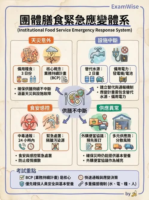 營養 - 製程衛生規範、標示法規與供應管理 - AI 圖文解析預覽