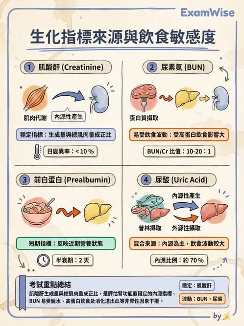 營養 - 生化指標與營養缺乏 - AI 圖文解析預覽