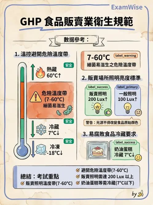 GHP - 食品良好衛生規範 - AI 圖文解析預覽