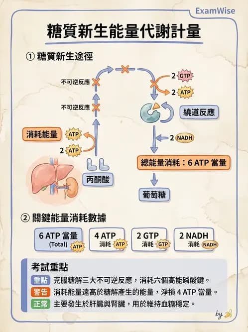 營養 - 醣類代謝 - AI 圖文解析預覽