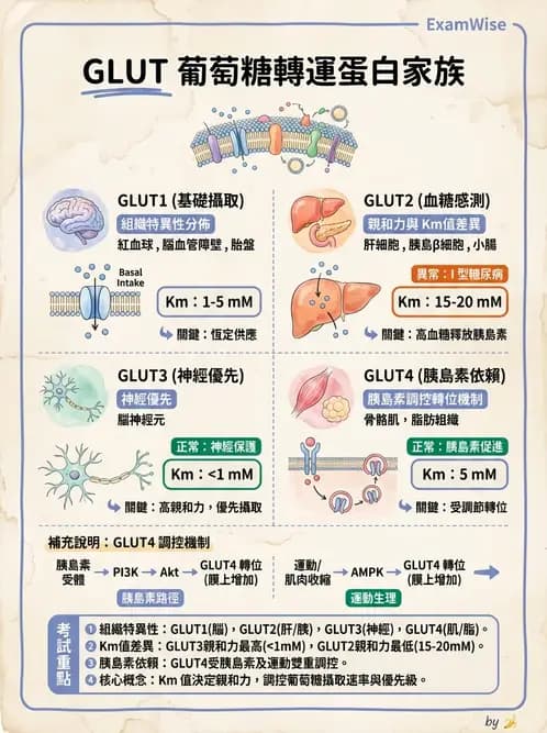 營養 - 醣類消化吸收與血糖調控 - AI 圖文解析預覽