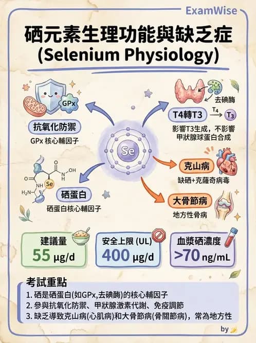 營養 - 碘與硒營養 - AI 圖文解析預覽