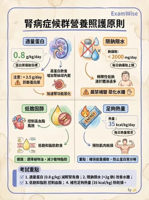 營養 - 腎臟疾病飲食治療 - AI 圖文解析預覽